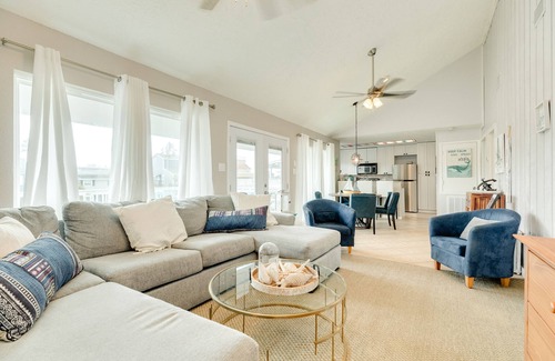 Pirates Beach House | Private Beachside Home, Large Deck, Updated Interior, Walk to Beach