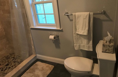 Long Branch House | Private Bedroom with private bathroom in a home 2 blocks to beach!