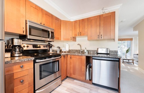 Whistler Creekside Condo | Private Bike Storage | Free parking | Mountain Views | Window AC