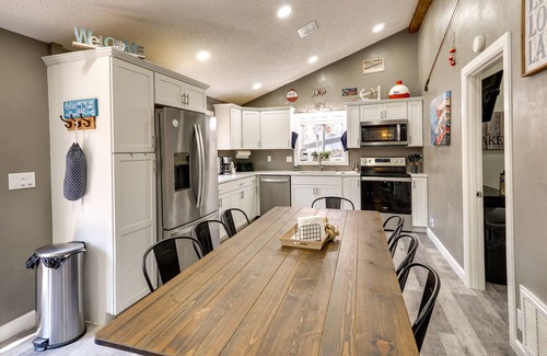 McColley House | Private Boat Dock: Sunrise Beach Home w/Fire Pit