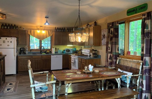 Jay Ski Chalet | Private chalet with hot tub and private trail system. Pet friendly.