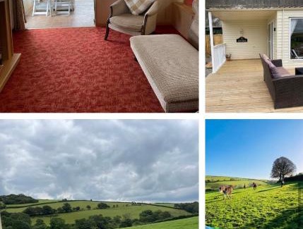 Liskeard Ski Chalet | Private country caravan surrounded by fields