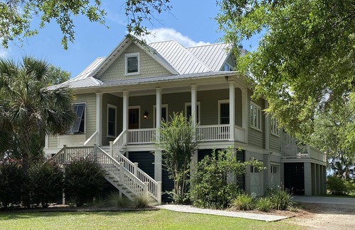 Saint Helena Island House | Private Deep Water 6.5 acre Estate With Dock Sleeps 10