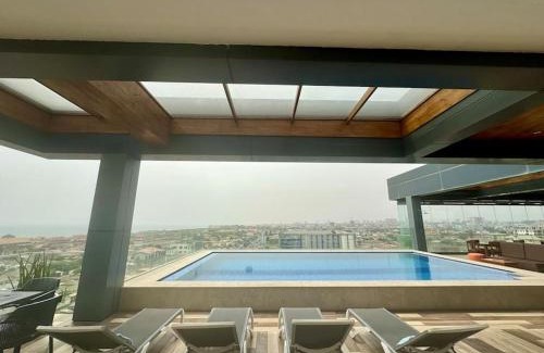 Labadi Apartment | Private Elevator Penthouse With Ocean View