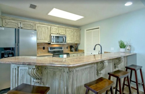 Orange Beach Condo | Private Fishing Pier! Spacious Condo -Four Seasons of Romar Beach Condo 304W -