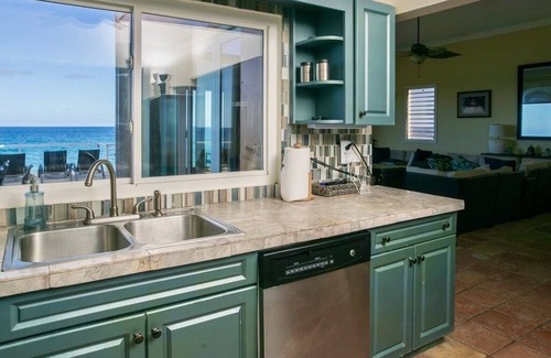 Estate La Vallee Villa | Private Gated Ocean Front Villa Pool&Tide Pool Cane Bay Beach Wifi Wedding Venue
