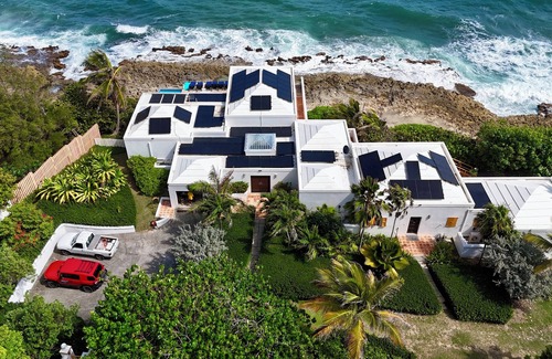 Estate La Vallee Villa | Private Gated Ocean Front Villa Pool&Tide Pool Cane Bay Beach Wifi Wedding Venue