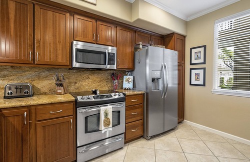 Waikoloa Villa | Private ground floor villa with bbq and golf course view.