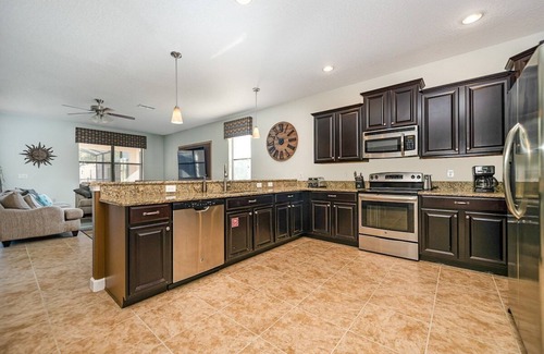 Davenport House | Private Heated Pool (free pool heat)+Arcade+9BR+5B