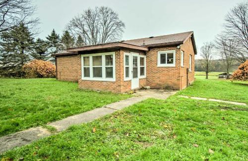Union Township House | Private Home on 75 Acres- Near Canadohta Lake