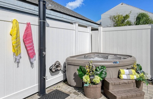 Vilano Beach House | Private Hot Tub & Firepit, Patio, Short Walk to Beach