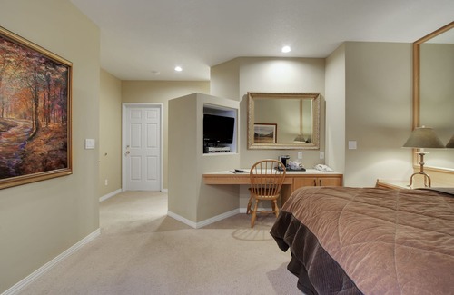 Century West Hotel | Private, hotel style suite in Bend with access to fitness center.