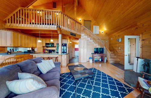 North Hero House | Private island getaway with beach access, lake views, wood stove, and WiFi