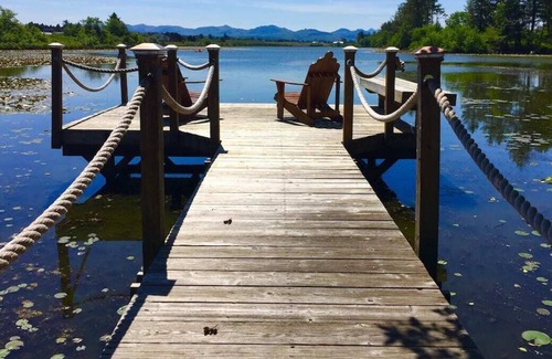Warrenton Cottage | Private Lake Front Cottage with Dock and Amazing Views