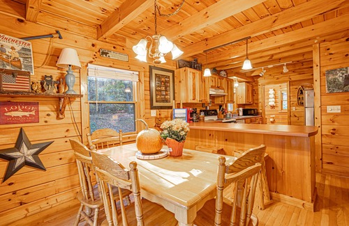 Lake Lure Cabin | Private log cabin.Lake/beach/River/Mountains/HOT TUB open!/FREE nite w/3-pet