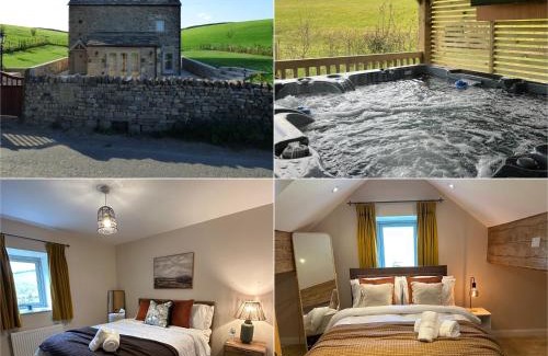 Airton House | PRIVATE LUXURY Barn Stay with Hot Tub and OUTDOOR ENTERTAINMENT, YORKSHIRE DALES SLEEPS 10!