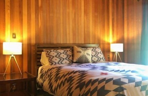 Stanwood Cabin | PRIVATE MID CENTURY MODERN CEDAR CABIN