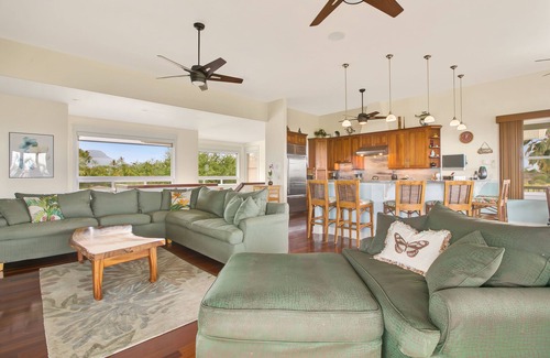 Poipu House | Private Ocean View Estate in Poipu with A/C, Jacuzzi, & Pool 5 min walk to beach