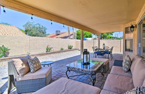 Paradise Valley Village Cottage | Private Patio, Gas Grill: Stylish Phoenix Home!