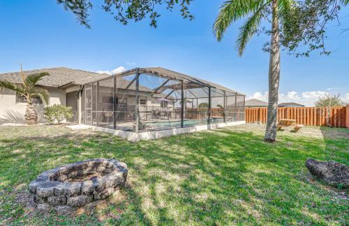 Diplomat House | Private Pool and Fire Pit Family Gem in Cape Coral
