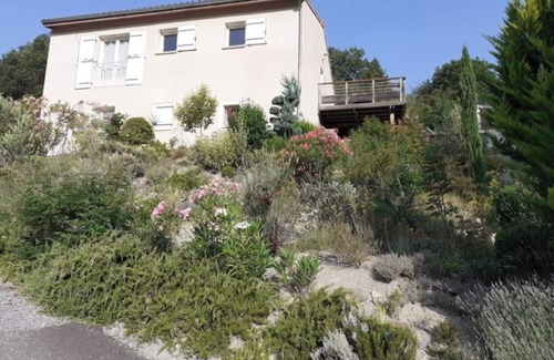 Lussas Cottage | Private pool for 4 people, air conditioning, landscaped garden and superb view