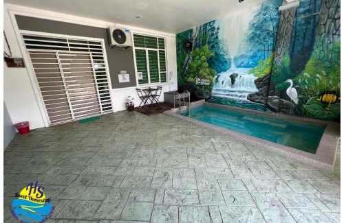 Kampung Dato' Ibrahim Fikri House | Private Pool HS Sweet Homestay Kemaman