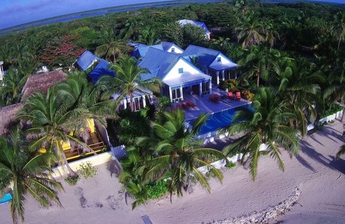 San Pedro Villa | Private pool located 1/4 mile from the second largest barrier reef in the world.