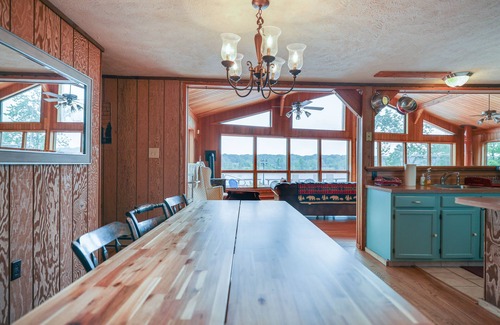 Pocono Summit House | PRIVATE POOL! Pocono Lakefront with dock, hot tub, private tennis court