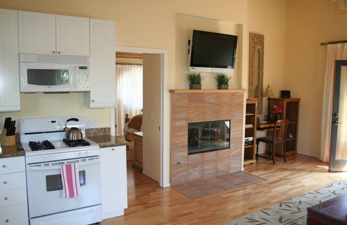 Mission Canyon House | Private Retreat with Views, Fireplace & Spa-Close to town. Great internet