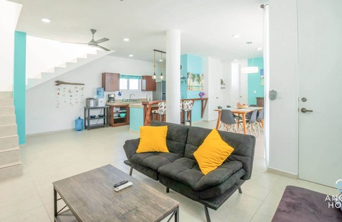 Chicxulub Puerto Apartment | Private Roof Pool/Lounge Penthouse 200m to Beach