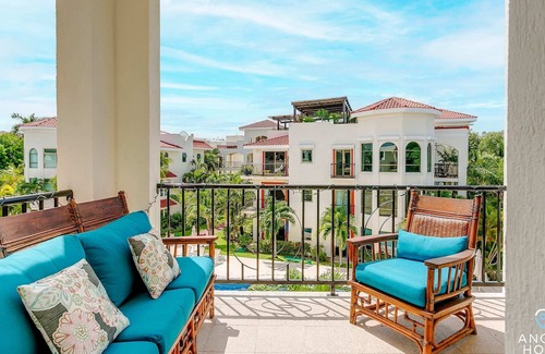 Playacar Condo | Private Rooftop Lounge and Resort like Pool Onsite