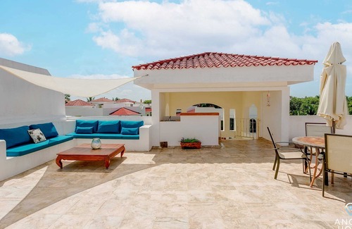 Playacar Condo | Private Rooftop Lounge and Resort like Pool Onsite