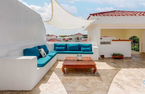 Playacar Condo | Private Rooftop Lounge and Resort like Pool Onsite