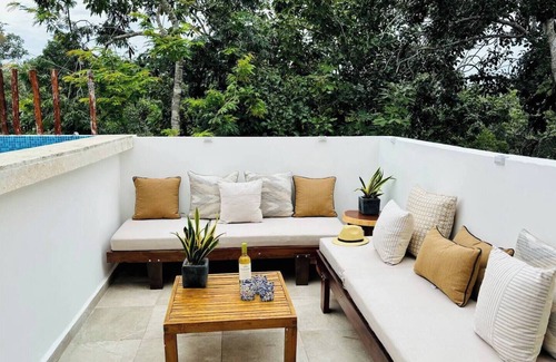 Ek Balam Village House | Private Rooftop Pool | Tulum Getaway * Peaceful Neighborhood | Central Location