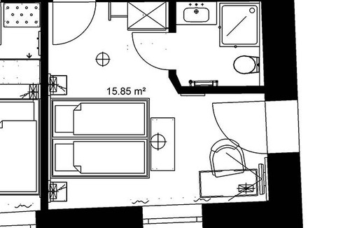 Harburg Resort | Private room ∙ 1 bedroom ∙ 2 guests