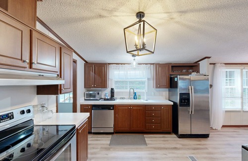 Newberry Shores House | Private Sunset Home on the Lake with deck and private pool