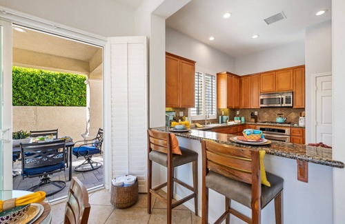 La Quinta House | Private SW Pool & Spa, Tennis, Gym, Single story, 2 King Bedroom Ensuite's