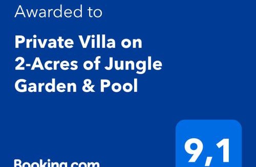 Manzanillo House | Private Villa on 2-Acres of Jungle Garden & Pool