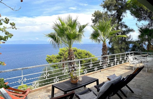 Mavrovouni Villa | Private villa with panoramic sea views