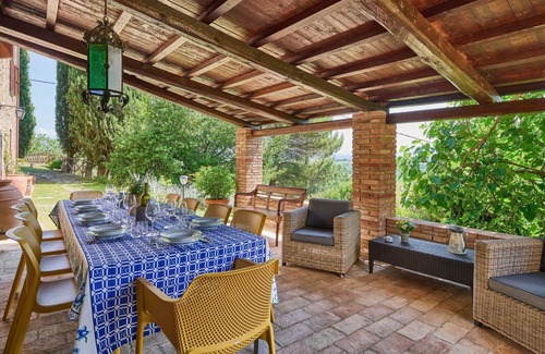 Agello Villa | Private Villa with private pool, WIFI, A/C, TV, patio, panoramic view, parking, close to Perugia