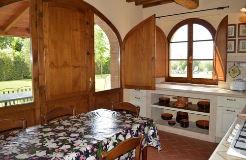 Ponte di Gabbiano Villa | Private Villa with private pool, A/C, WIFI, TV, veranda, panoramic view, parking, close to Siena