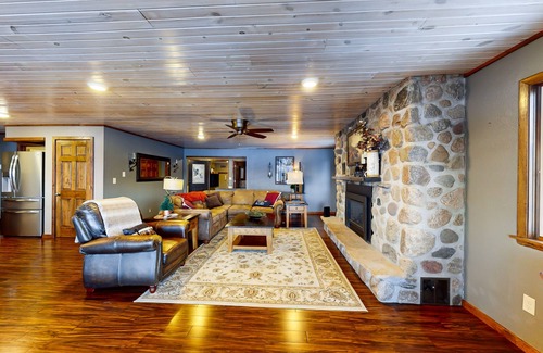 Boulder Junction House | Private waterfront home with dock, kayaks, firepit, & open layout - dog-friendly