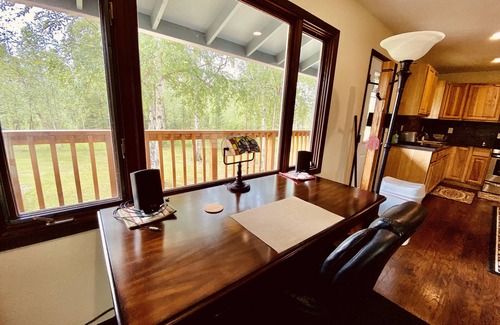 Big Lake Cabin | Private Wooded Acres at Fort Alaska - Sleeps 10 comfortably expandable to18