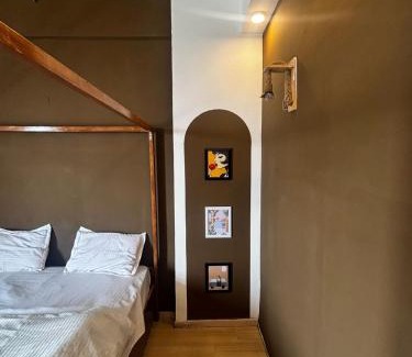 Gomti Nagar Apartment | Projector room by stayease