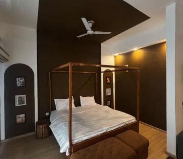 Gomti Nagar Apartment | Projector room by stayease
