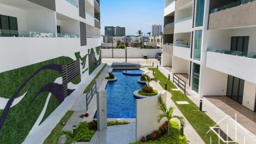 Villa Marina Apartment | Promo!-Queen Beds-Near Beach-1st Floor-Poolside-Sleep 6