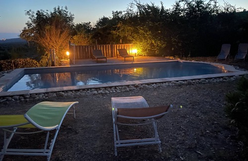 Lioux House | PROVENCAL HOUSE LUBERON WITH POOL, MAGNIFICENT VIEW HEART LUBERON VIEW GORDES
