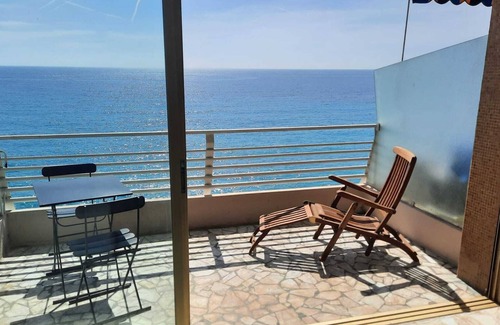 French Riviera Apartment | Provence Cote Azur Menton Studio for 4 People Bord de mer Face sea Near Monaco