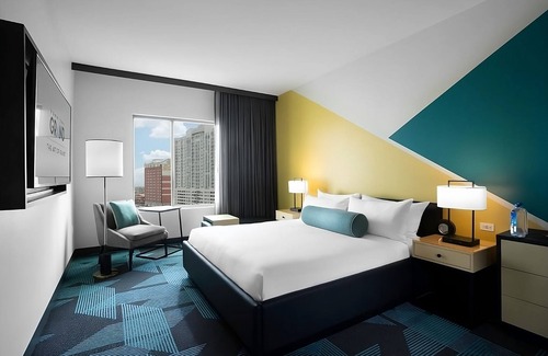 Downtown Las Vegas Hotel | Proximity At its Best! Two Spacious 1BR Suites with Living Room and City View!