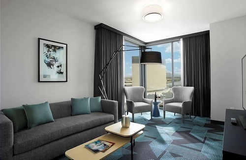 Downtown Las Vegas Hotel | Proximity At its Best! Two Spacious 1BR Suites with Living Room and City View!
